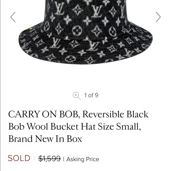 Louis Vuitton Bob Carryon Wool Hat Louis Vuitton Carry On Chapka | REVERSIBLE main image 4